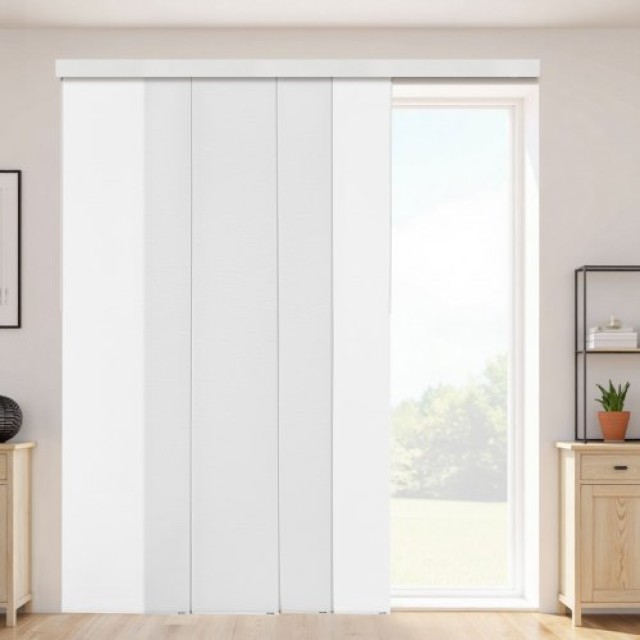 VEVOR Επεκτάσιμο Κουρτινόξυλο Panel 116-218 cm Λευκό (Κόβεται) MBGD...