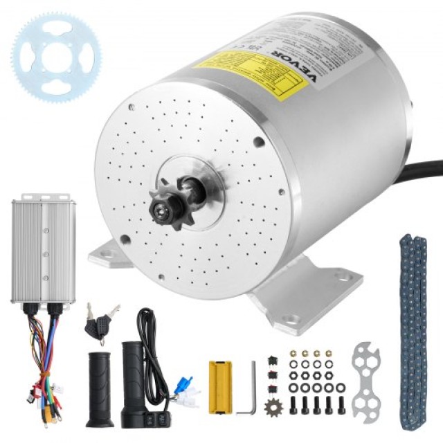VEVOR Σετ Ηλεκτρικού Κινητήρα 3000W Brushless DC 72V 4900rpm με Ρυθ...