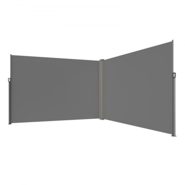 VEVOR Αναδιπλούμενη Πλευρική Τέντα 79x236, Γκρι  KSSCP200X600QPNQGV0