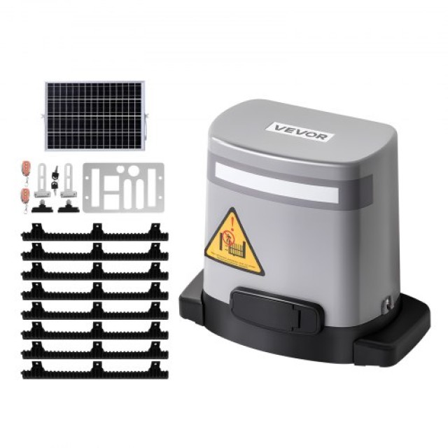VEVOR Ηλιακός Ανοιγόμενος Μηχανισμός Πύλης 280W για 818kg με Δύο Τη...