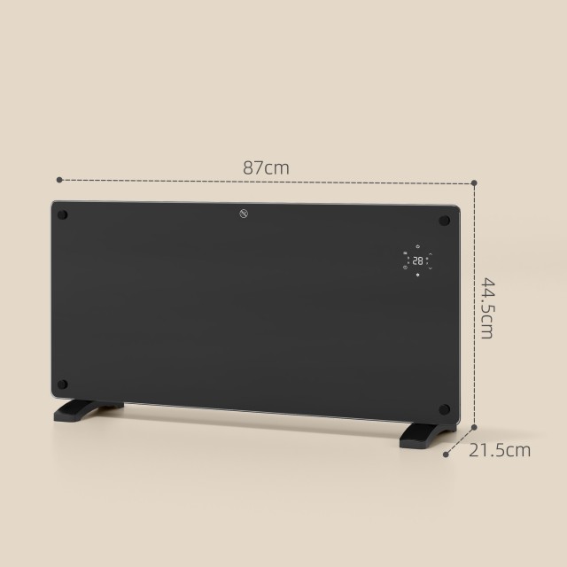 HOMCOM Θερμαντικό Σώμα Μεταφοράς 2000W με Ρυθμιζόμενη Θερμοκρασία,... HOMCOM Θερμαντικό Σώμα Μεταφοράς 2000W με Ρυθμιζόμενη Θερμοκρασία,...