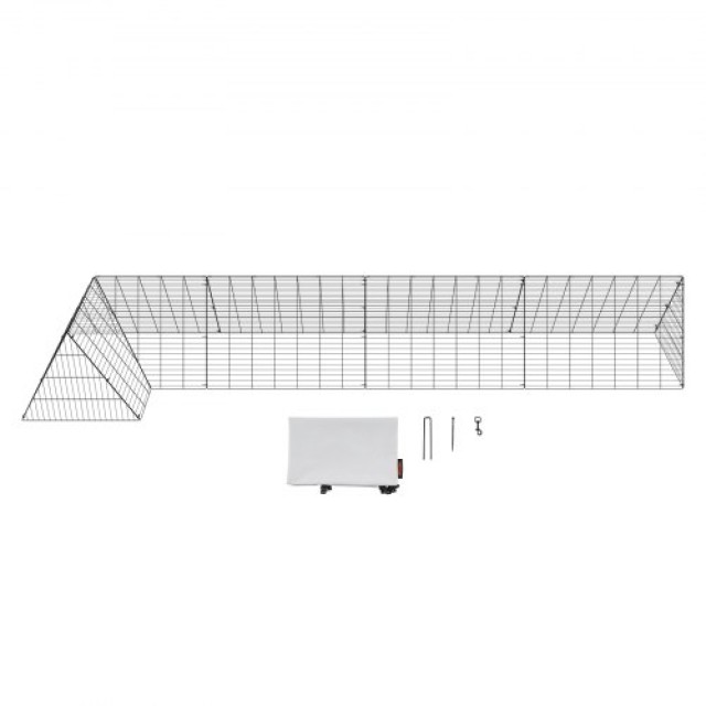 Σήραγγες Κοτόπουλων VEVOR για Αυλή, 157.5x39.4x24.2 ίντσες, Φορητές Σήραγγες για Κοτέτσι, Κατάλληλες για Κοτόπουλα, Πάπιες, Κουνέλια  YJSDDGJKJ000QX9MSV0