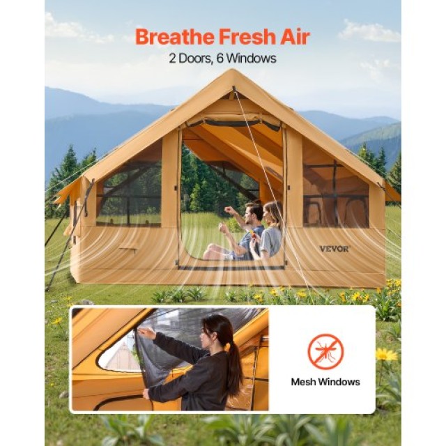 VEVOR Φουσκωτή Σκηνή Glamping 5-8 Ατόμων με Αντλία KJZP431MCQWZ4I93RV0