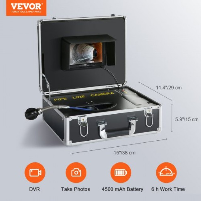 Κάμερα Αποχέτευσης VEVOR 7 1000TVL 20m  LXKXSGDNKJ720USJJV2