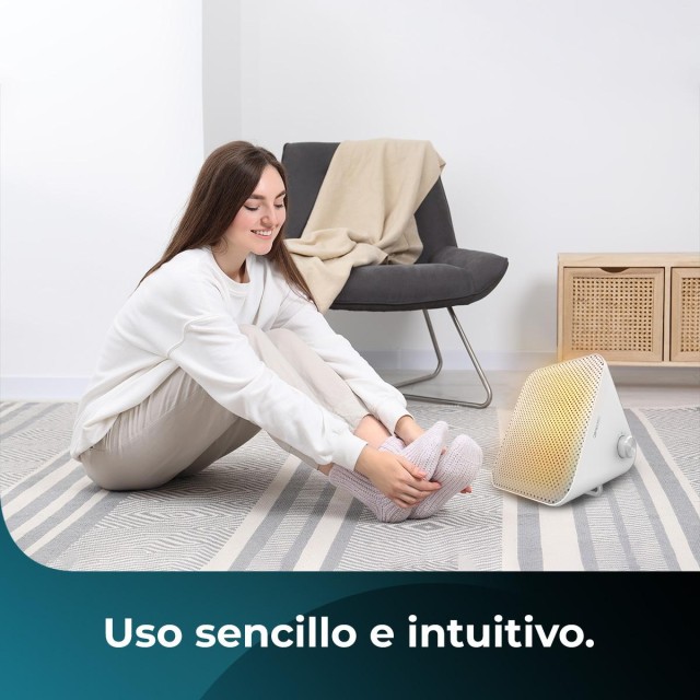 CECOTEC  Θερμαντικό ReadyWarm 1500 Max Ceramic Design Λευκό με 1500 W, ρυθμιζόμενο θερμοστάτη και 3 λειτουργίες  CEC-08270