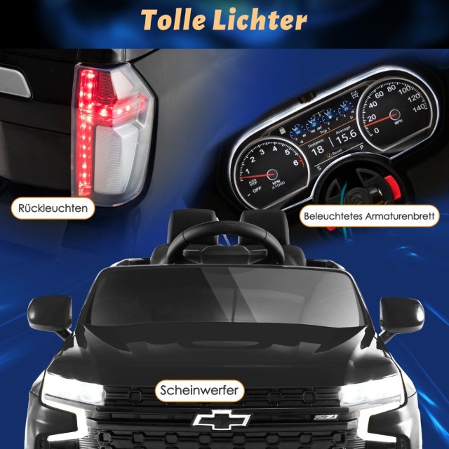 Costway  Ηλεκτρικό Αυτοκίνητο Chevrolet Tahoe για Παιδιά - Ασφαλές και Διασκεδαστικό με Μουσική και Φώτα TQ10117DE-BK