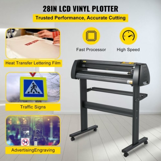 VEVOR Κοπτικό Βινυλίου 28 με Βάση και Εργαλεία Plotter SignMaster  KZJ-720SDJC0000011V2