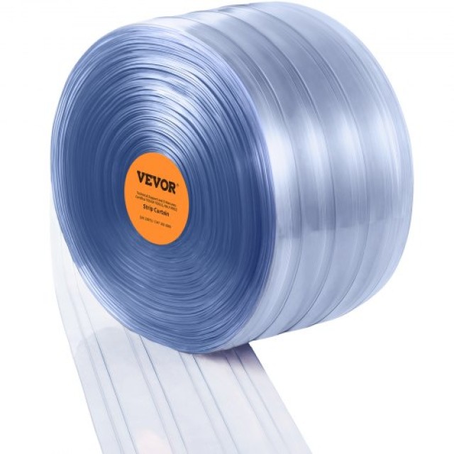VEVOR Διάφανη Πλαστική Κουρτίνα Πόρτας 100x12x0.12 για Σούπερ Μάρκετ, Γκαράζ, Αποθήκη, Στάβλο, Σπίτι Κατοικίδιων  JZMLJZDLWWJCM7HTCV0
