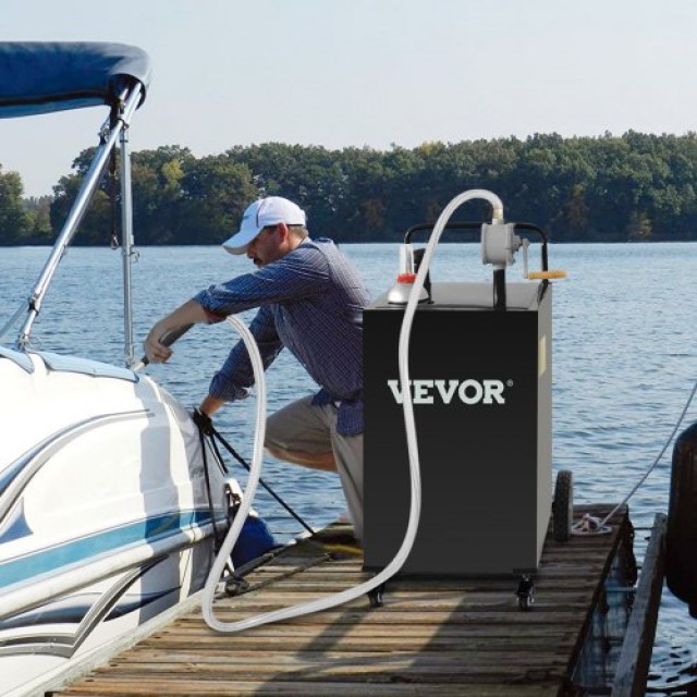 VEVOR Δοχείο Καυσίμου 113L με Αντλία & Ρόδες, Μαύρο  SYJYCBXGGJ430U2HZV0
