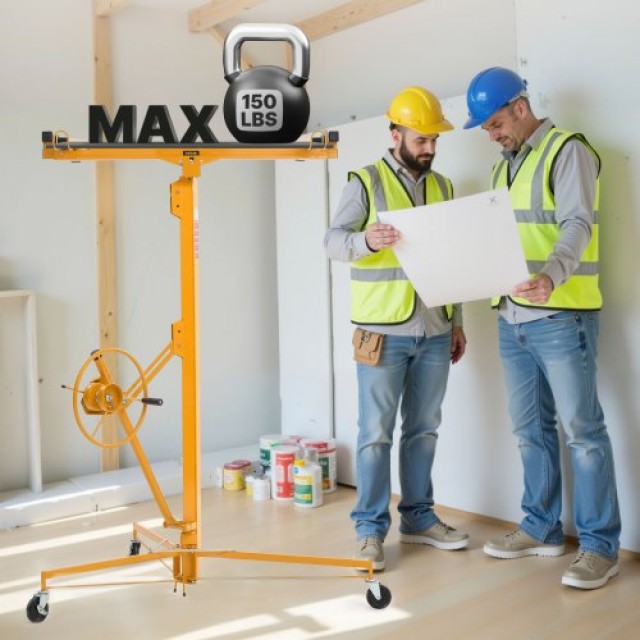 VEVOR Υψωτικό Γυψοσανίδων 4877 mm με Ρυθμιζόμενο Βραχίονα & Κλειδωτ... VEVOR Υψωτικό Γυψοσανίδων 4877 mm με Ρυθμιζόμενο Βραχίονα & Κλειδωτ...