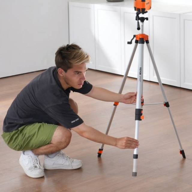 Τρίποδο VEVOR Laser Level ¼ x 20, Ρυθμιζόμενο Ύψος 27.36-68.11 ίντσες  QZSJJBZSSTS0DI7ADV0