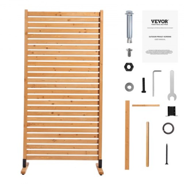 VEVOR Ξύλινο Διαχωριστικό Ιδιωτικότητας 36 x 76 Ελεύθερης Στήριξης Εξωτερικού Χώρου DLSHWYSPMMZ3N1PEVV0