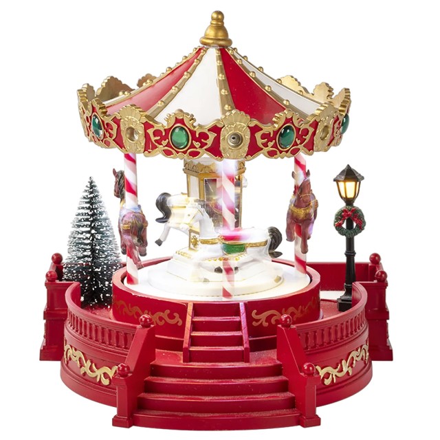 BAKAJI Χριστουγεννιάτικο Καρουζέλ με Άλογα και Φώτα και Μουσική Διά... BAKAJI Χριστουγεννιάτικο Καρουζέλ με Άλογα και Φώτα και Μουσική Διά...