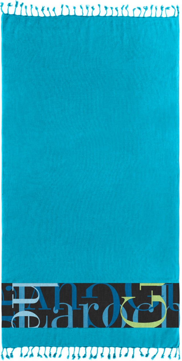 Guy Laroche Πετσέτα Θαλάσσης - Παρεό Pestemal 25 Turquoise 90x170 ,...