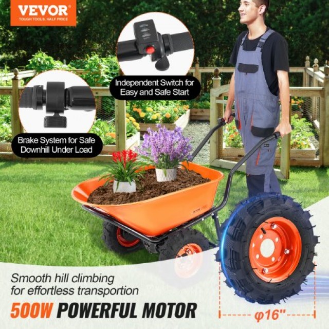 VEVOR  Ηλεκτρικό Καρότσι 7 Κ.Π. 573 λίβρες  DDL2LHYTC2JLJVUC6V2