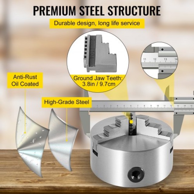 Τόρνος VEVOR K11-200 200mm 3 Σιαγόνες Αυτοκεντρούμενες 8 CNC  KPK11... Τόρνος VEVOR K11-200 200mm 3 Σιαγόνες Αυτοκεντρούμενες 8 CNC  KPK11...