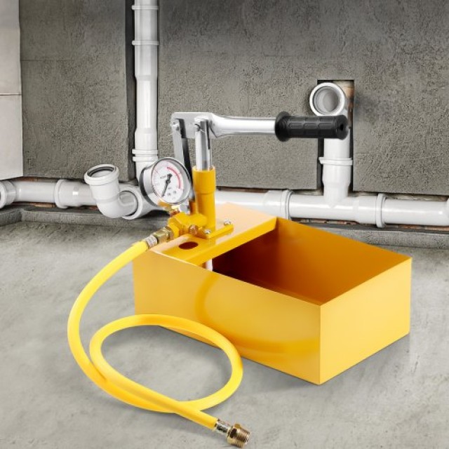 VEVOR  Αντλία Υδροστατικής Δοκιμής, Μέγ. 25 bar/362 PSI, Χειροκίνητ...