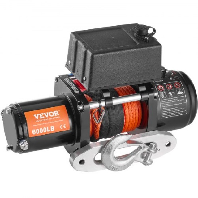 Ηλεκτρικό Βίντσι VEVOR 6000 lb Συνθετικό Σχοινί Αδιάβροχο Τηλεχειριστήριο  DDHCSJPYXWXYZAFQNV9