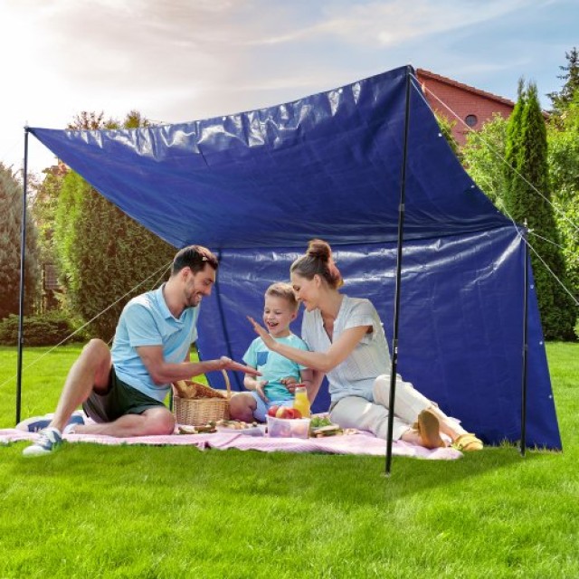 Αδιάβροχο Κάλυμμα VEVOR 10x12 ft, Πολυλειτουργικό Ταρπ Μπλε  FSBLSPEPE10124217V0