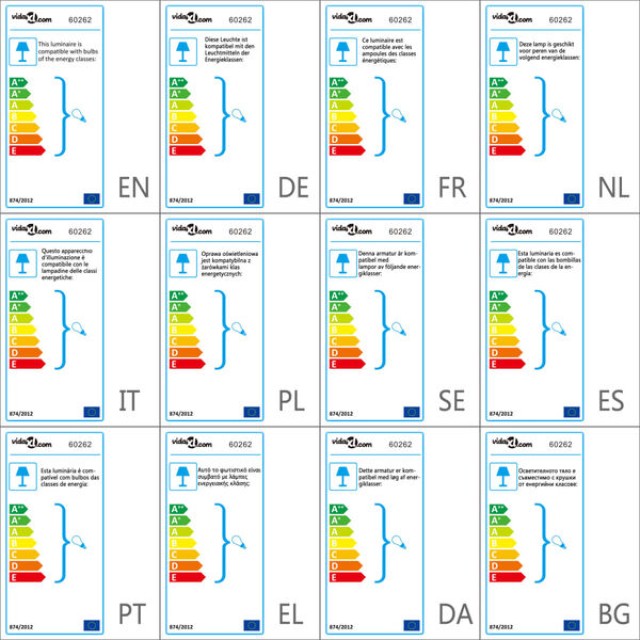 vidaXL Επιδαπέδιο Φωτιστικό 170cm με 3 Υποδοχές 40W Ατσάλινο Στήριγ...