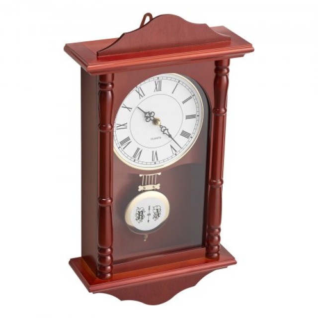 VEVOR Ρολόι Τοίχου Εκκρεμές Grandfather Clock 18 ιντσών με Κίνηση Q...