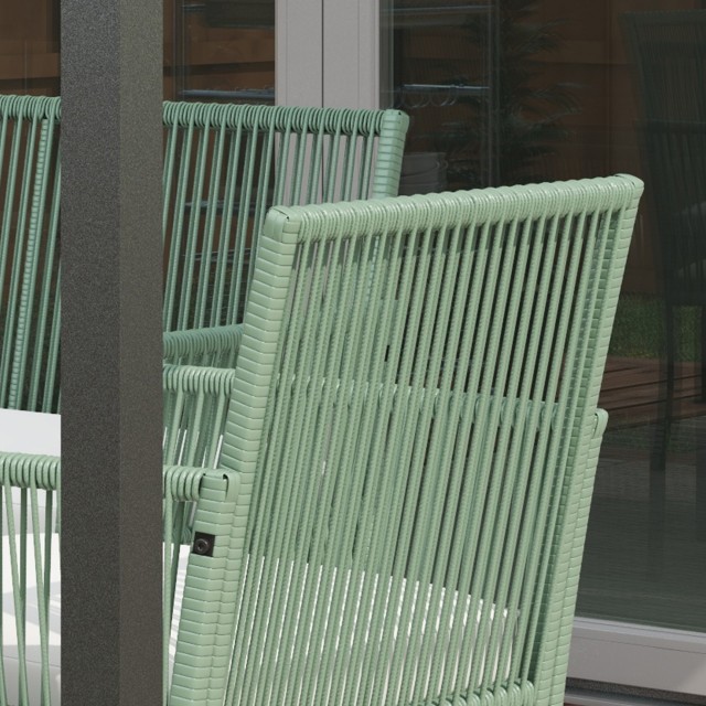 Outsunny Σετ κήπου Rattan 4 τεμαχίων με 2 πολυθρόνες εξωτερικού χώρου, καναπέ και τραπέζι κήπου 860-303V00DG
