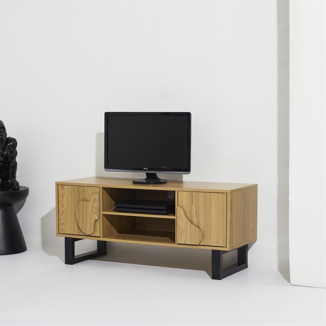 Home Deco Factory Ξύλινο και Μεταλλικό Έπιπλο TV CALYPSO 110 x 48 x...