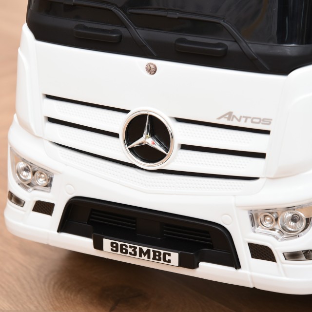 HOMCOM Mercedes Push Car for Children με τιμόνι Et? 12-36 μηνών, Λευκό 370-164WT