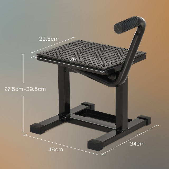 Βάση μοτοσικλετών DURHAND Steel max 150kg με λαστιχένια επιφάνεια κ...