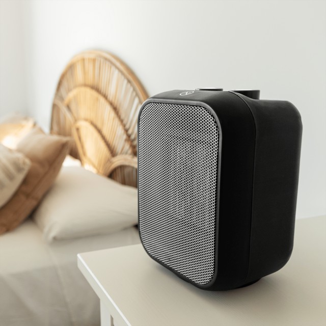 CECOTEC  Θερμαντικό ReadyWarm 1500 Max Κεραμικό Μαύρο με 1500 W, Ρυθμιζόμενο Θερμοστάτη και 3 Λειτουργίες  CEC-08285