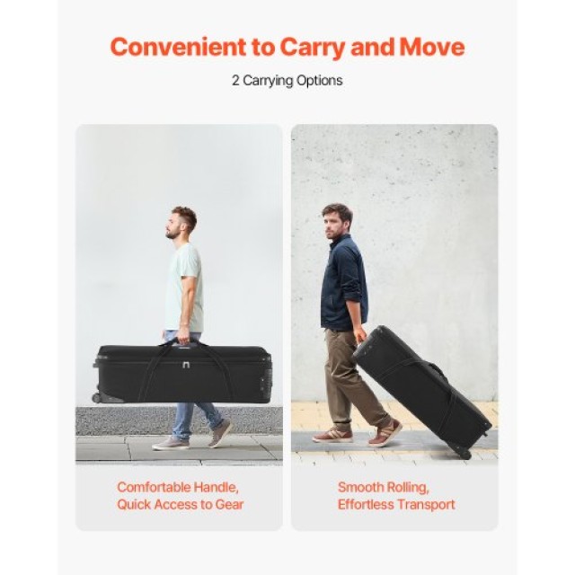 VEVOR Τροχήλατη Θήκη Εξοπλισμού Στούντιο 131x36.5x38cm για Κάμερες ...