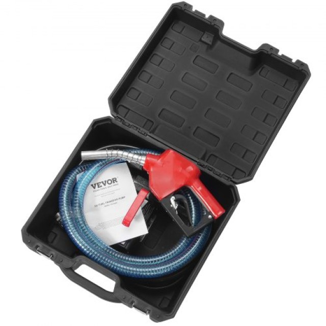 VEVOR Αντλία Μεταφοράς Καυσίμου 12V 10 GPM 1/4 HP για Πετρέλαιο με Αυτόματο Ακροφύσιο Καυσίμου CYBMG10GPM147B515V9