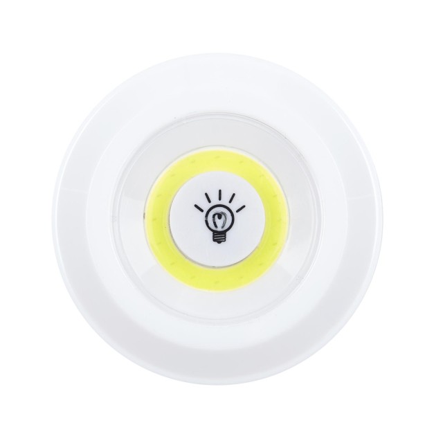 JE CHERCHE UNE IDEE Σετ 4 Αυτοκόλλητα LED Φωτιστικά Ραφιών με Dimme...