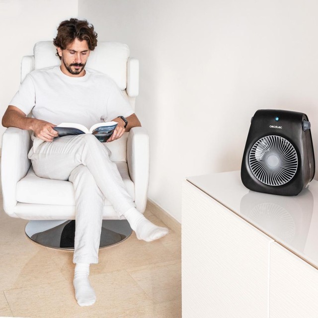 CECOTEC  Θερμοανεμιστήρας ReadyWarm 2000 Max Force Black με 2000 W, 2 επίπεδα ισχύος και 3 λειτουργίες  CEC-08252