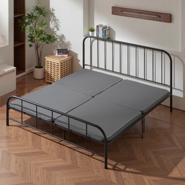 VEVOR Κινγκ Σάιζ Σανίδες Κρεβατιού με Ύφασμα Oxford 200D 4 Τεμάχια ...