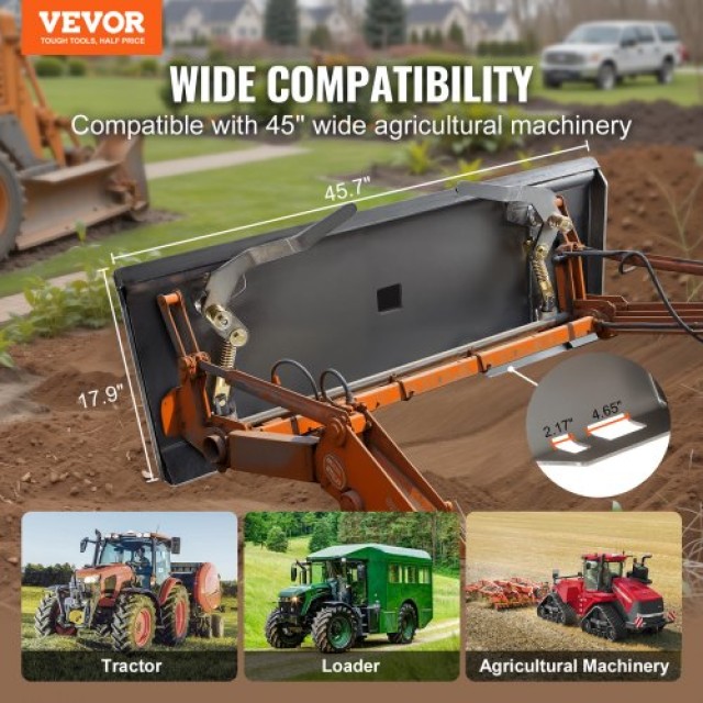 VEVOR  Πλάκα Προσαρμογής Skid Steer 5/16 HYAZB516KSAZYLBUKV0