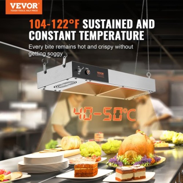 Ηλεκτρική Λάμπα Θέρμανσης Πατάτας VEVOR  DLWSTBWT500W42ELHV2