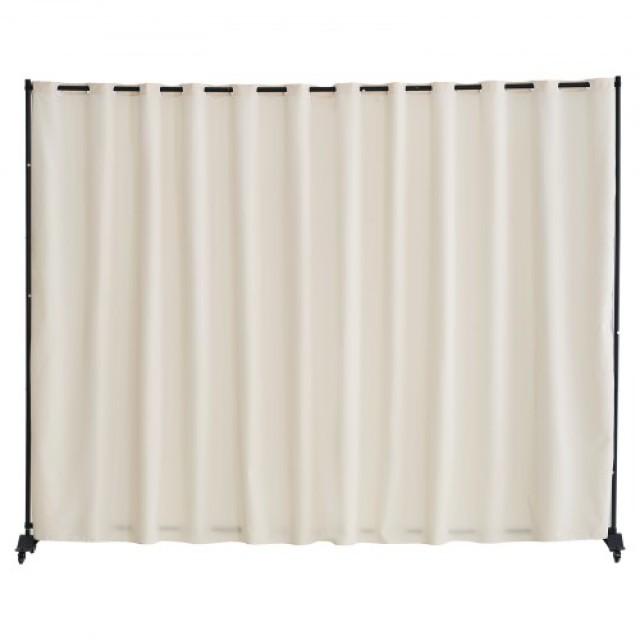 VEVOR Φορητό Διαχωριστικό Δωματίου 308.5 x 45 x 245.5 cm  με Ρόδες ...