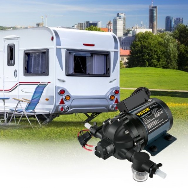 VEVOR Αντλία Καθαρισμού, 12V DC, 7 GPM 60 PSI, Μέγ. 10 FT Ανύψωση Αυτοαναρρόφησης Νερού, με Βαλβίδα EPDM  CXBZLDYBD7GPM7VIMV9