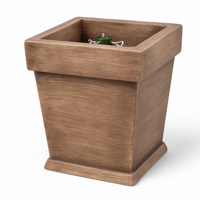 BAKAJI Βάση Χριστουγεννιάτικου Δέντρου Καφέ Βάζο Στήριξης 30x30x35c...