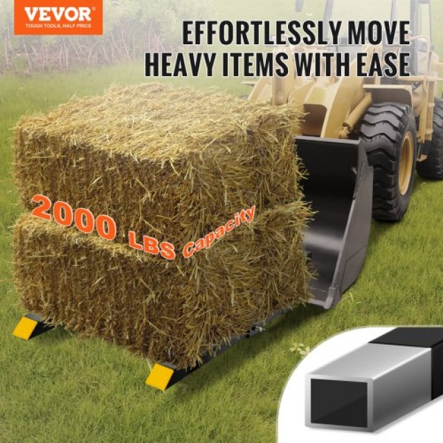 Περόνες Παλετών VEVOR 2000 lbs, 43 με Ρυθμιζόμενη Μπάρα Σταθεροποίη...