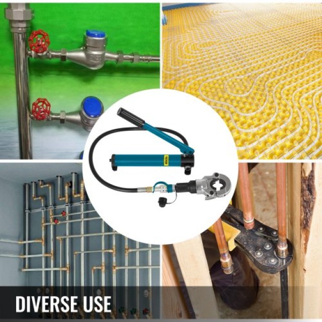 Υδραυλική Πρέσα VEVOR 6T για Σωλήνες PEX/PE-X/PB  YYQVX12-28TH16-32V0