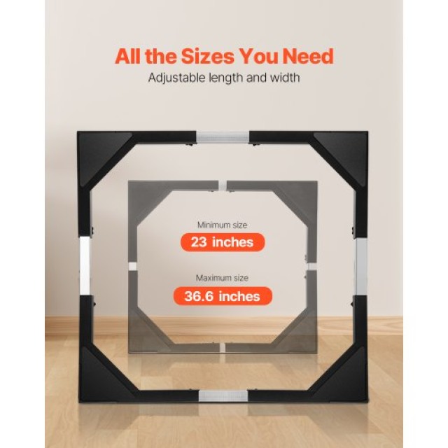 VEVOR Ρυθμιζόμενη Βάση Ψυγείου 1200 lbs 23-36.6 Ίντσες Κινητή Έπιπλο Ντόλι JJBYTCSJG233A4YR7V0