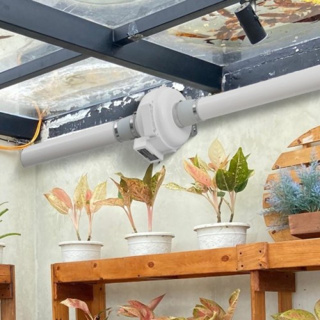 VEVOR  Σύστημα Ανεμιστήρα Ραδονίου 260 CFM 4 σε 3.5  DFSTJ4INCH267V2HBV2
