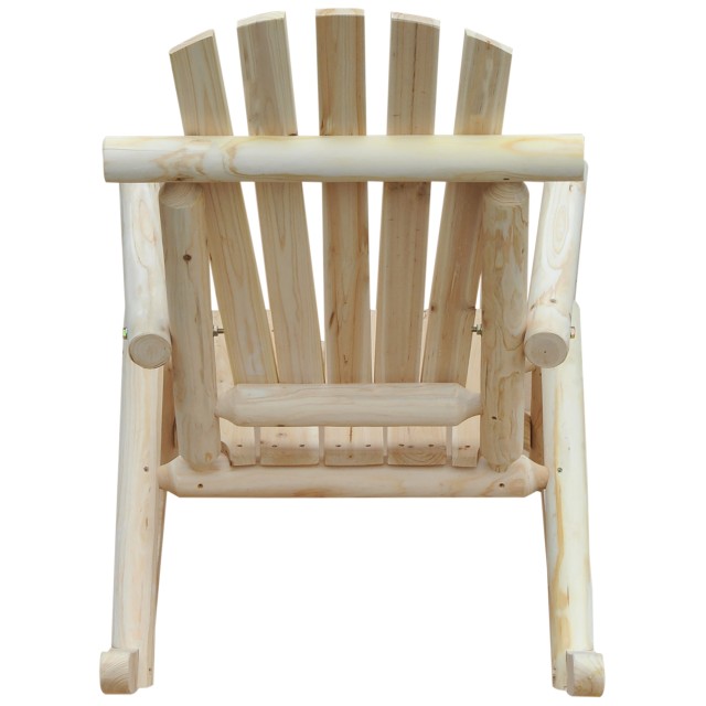 Outsunny Garden κουνιστή πολυθρόνα Adirondack Style σε ξύλο 66x96x98cm 84A-046