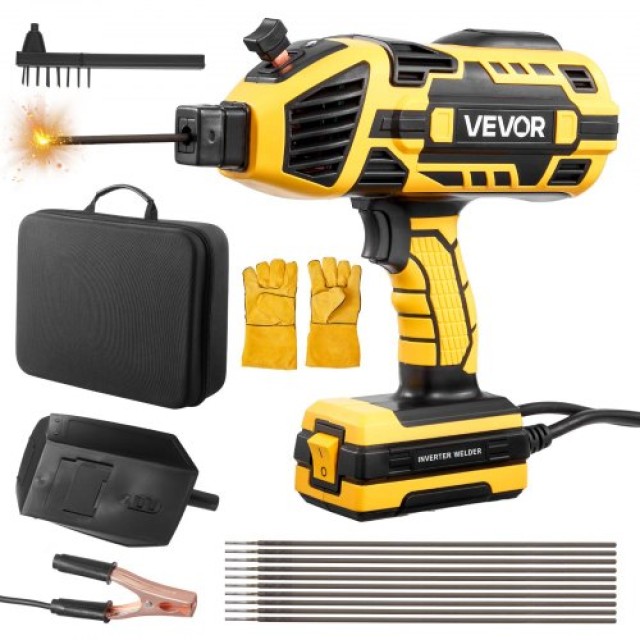 VEVOR Φορητή Συσκευή Συγκόλλησης MMA-120 με Ρυθμιζόμενο Ρεύμα 20-12...