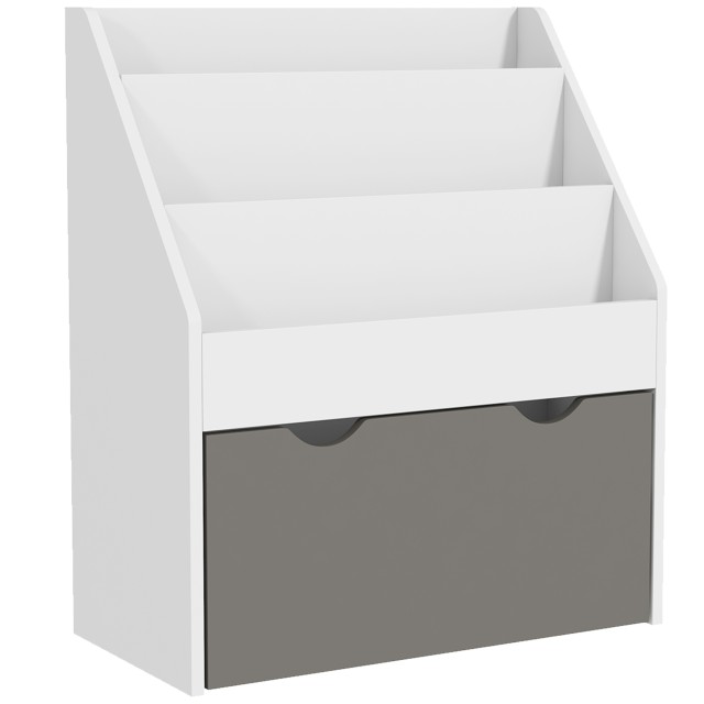 AIYAPLAY Παιδική Βιβλιοθήκη για Ηλικίες 3-8 Ετών με 3 Ράφια και Κάτ...