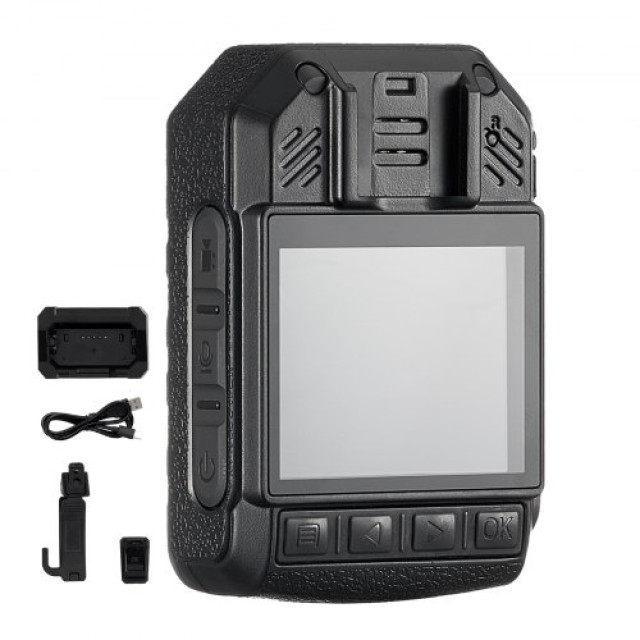 Κάμερα Σώματος VEVOR 1440P 128G με GPS και Νυχτερινή Όραση  JYZFJLY1440PX6Z6GV2