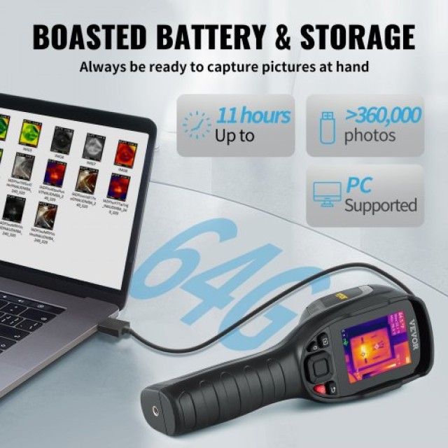 VEVOR Θερμική Κάμερα Υπέρυθρων 240x180 2MP  FYHWRXYWYWIFIR7JZV0