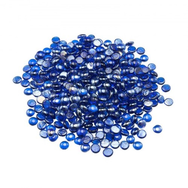 VEVOR Φωτιά Γυαλί Πέτρες 3/4-Inch για Τζάκι Κοβαλτ Μπλε FHBLBYBLZ34...